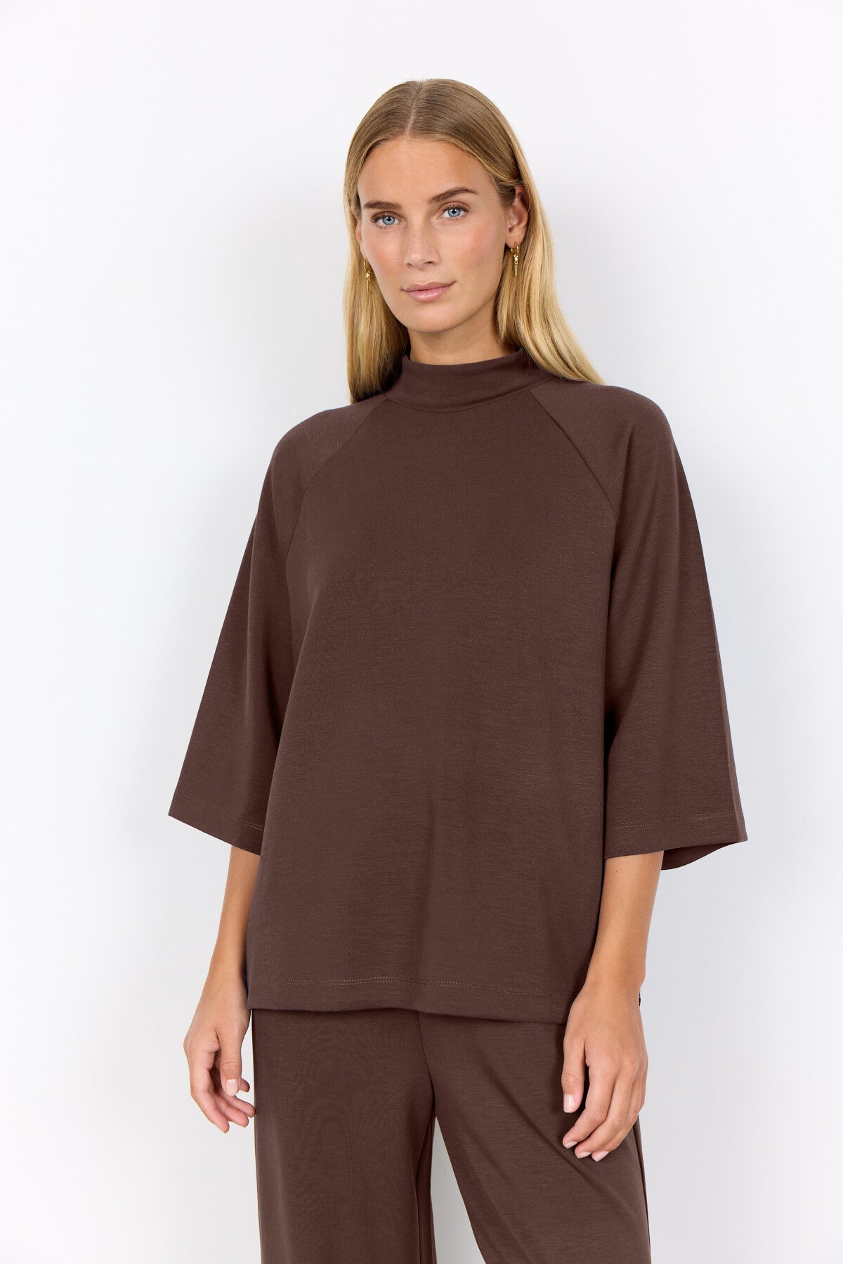 SC-BANU 261 T-shirt Donkerbruin