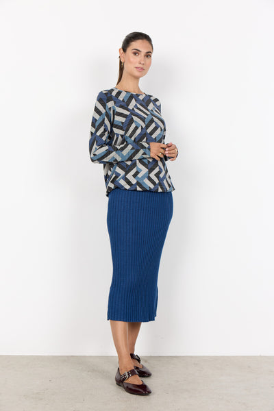 SC-GALINA 64 Blouse Donkerblauw