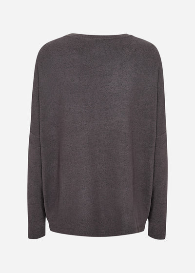 SC-BIARA 1 Blouse Donkergrijs