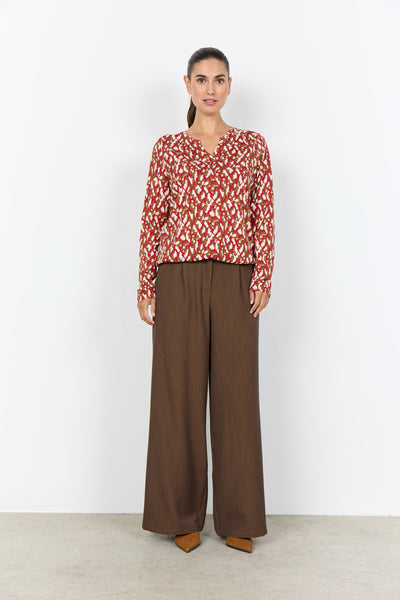 SC-FELICITY AOP 527 Blouse Rood
