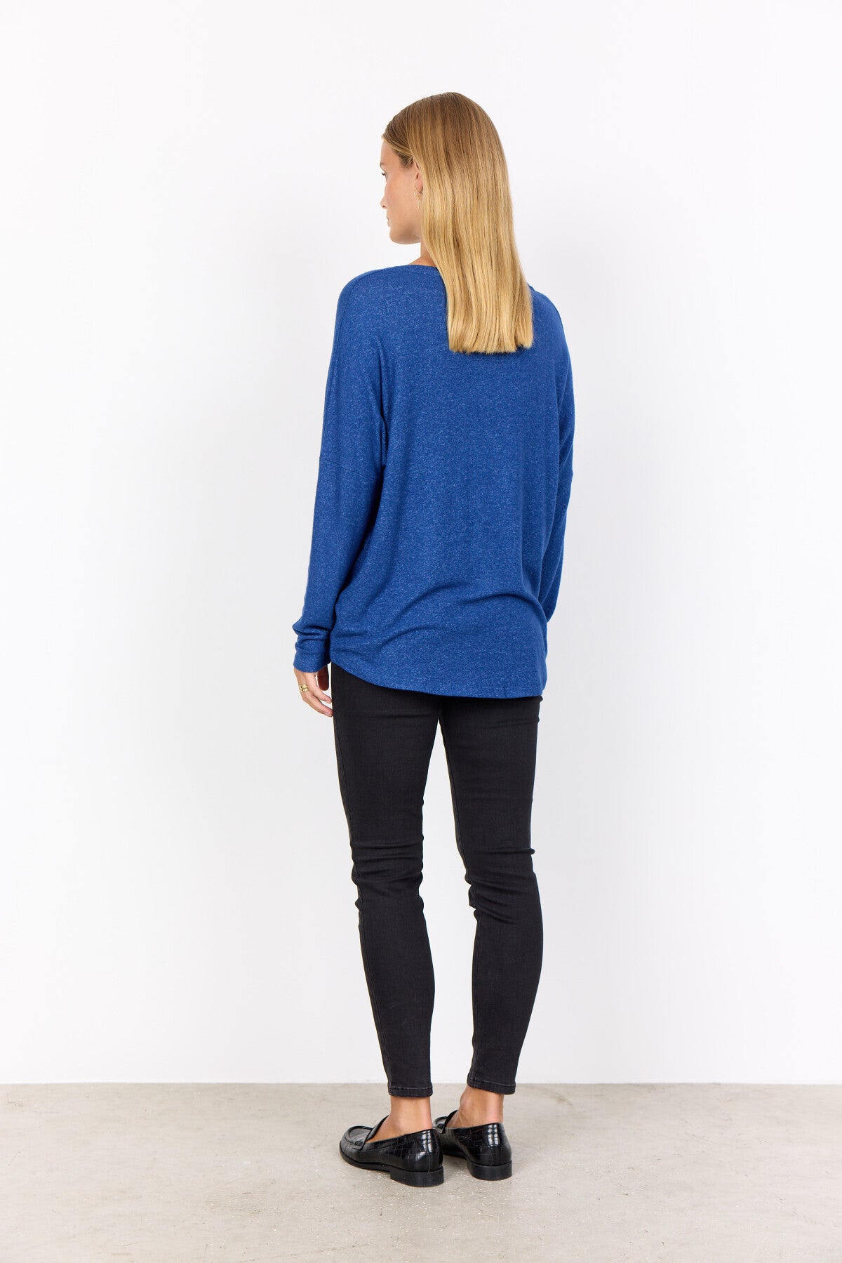 SC-BIARA 1 Blouse Donkerblauw