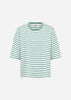 SC-RINA STRIPE 23 T-shirt Groen