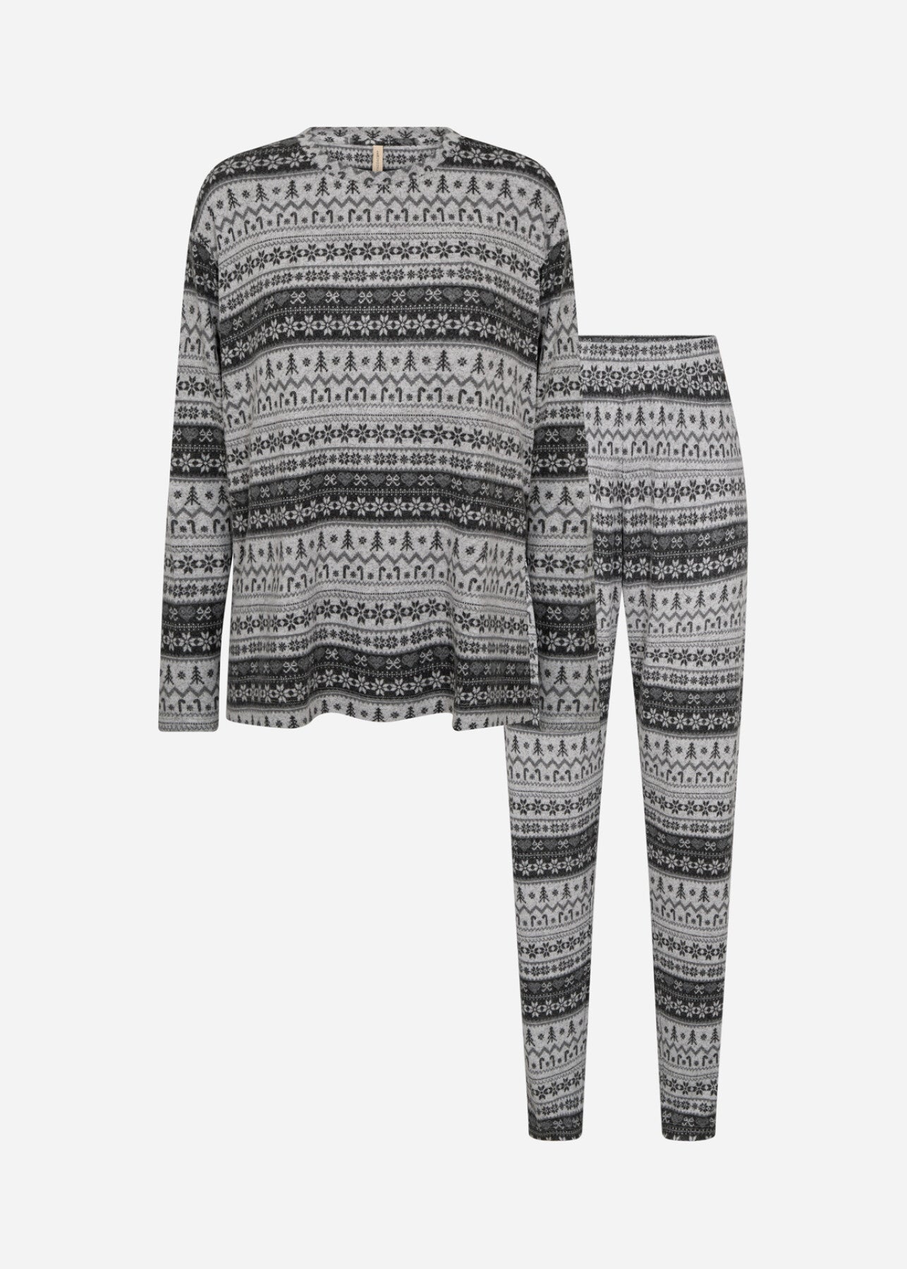 SC-BIARA AOP SET 149 Pyjama Grijs