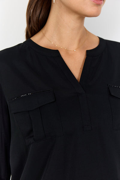 SC-HERMINE 1 Blouse Zwart
