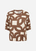 SC-FELICITY AOP 541 T-shirt Bruin