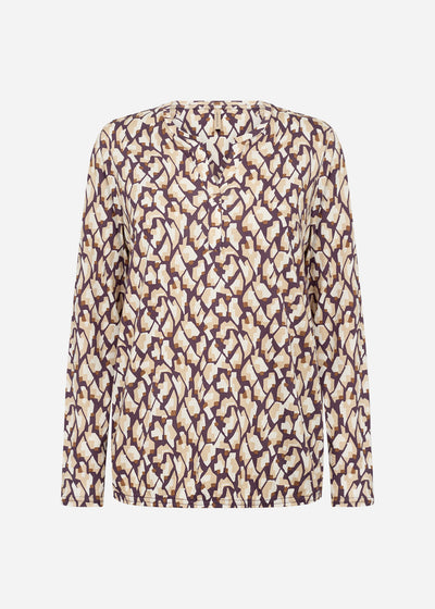 SC-FELICITY AOP 527 Blouse Paars