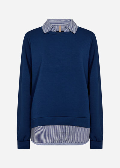 SC-BANU 264 Blouse Donkerblauw