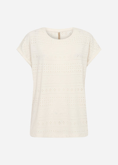 SC-SATINE 2 T-shirt Gebroken wit