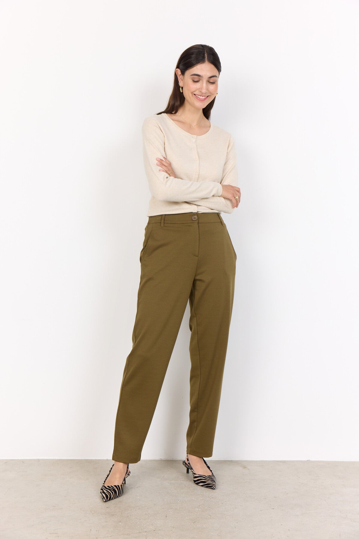 SC-DANIELA 7 Broek Olijf