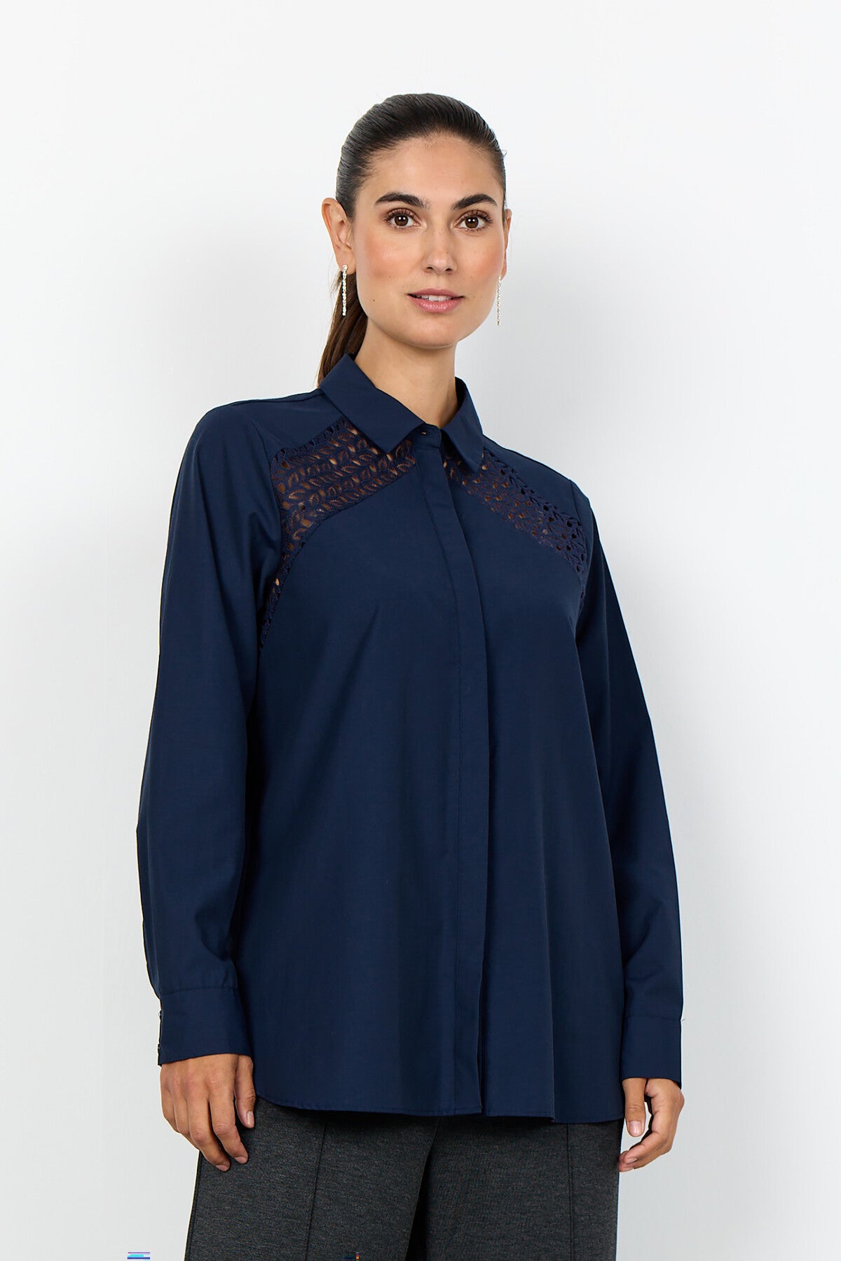 SC-NETTI 113 Shirt Donkerblauw