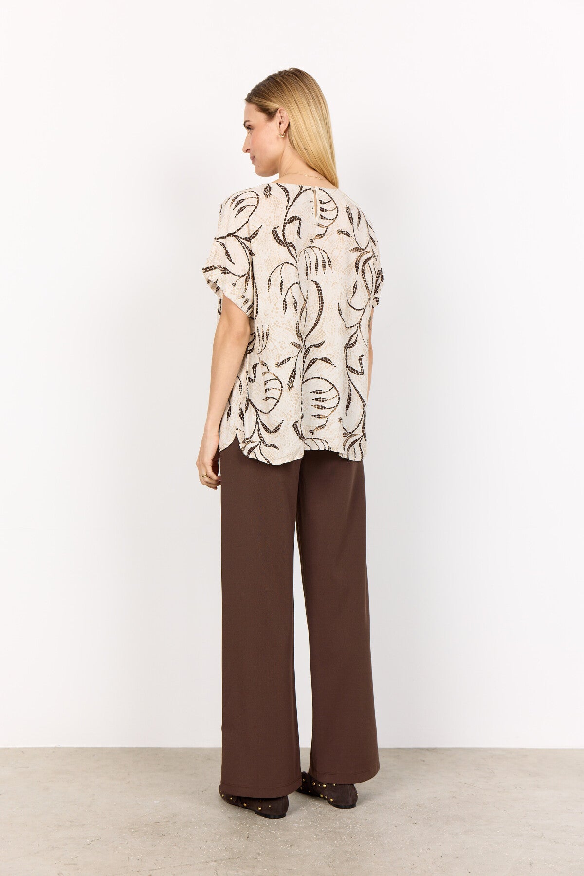 SC-SABIRA 1 Blouse Zand