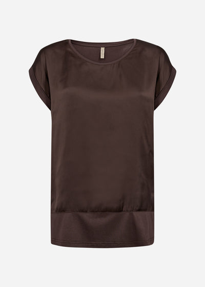 SC-THILDE 6 T-shirt Donkerbruin