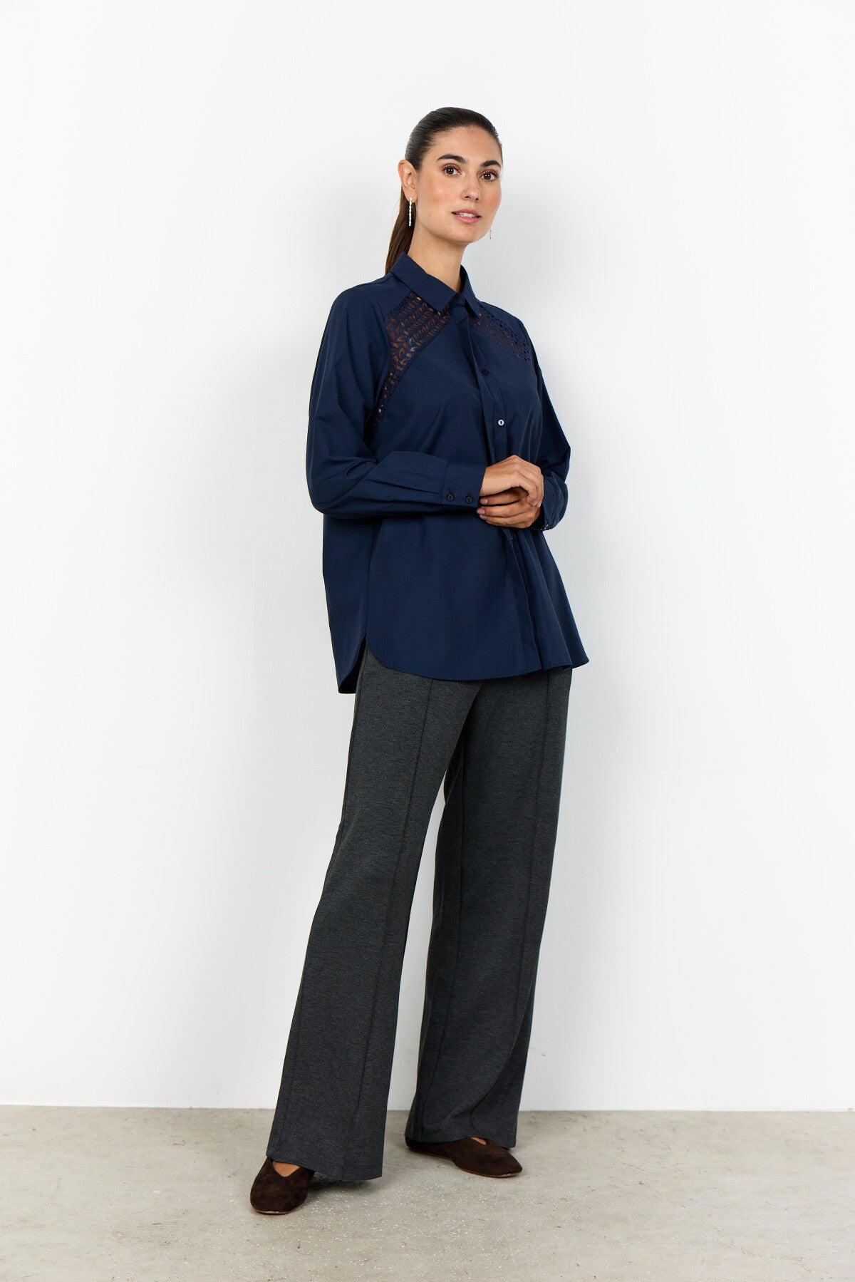 SC-NETTI 113 Shirt Donkerblauw