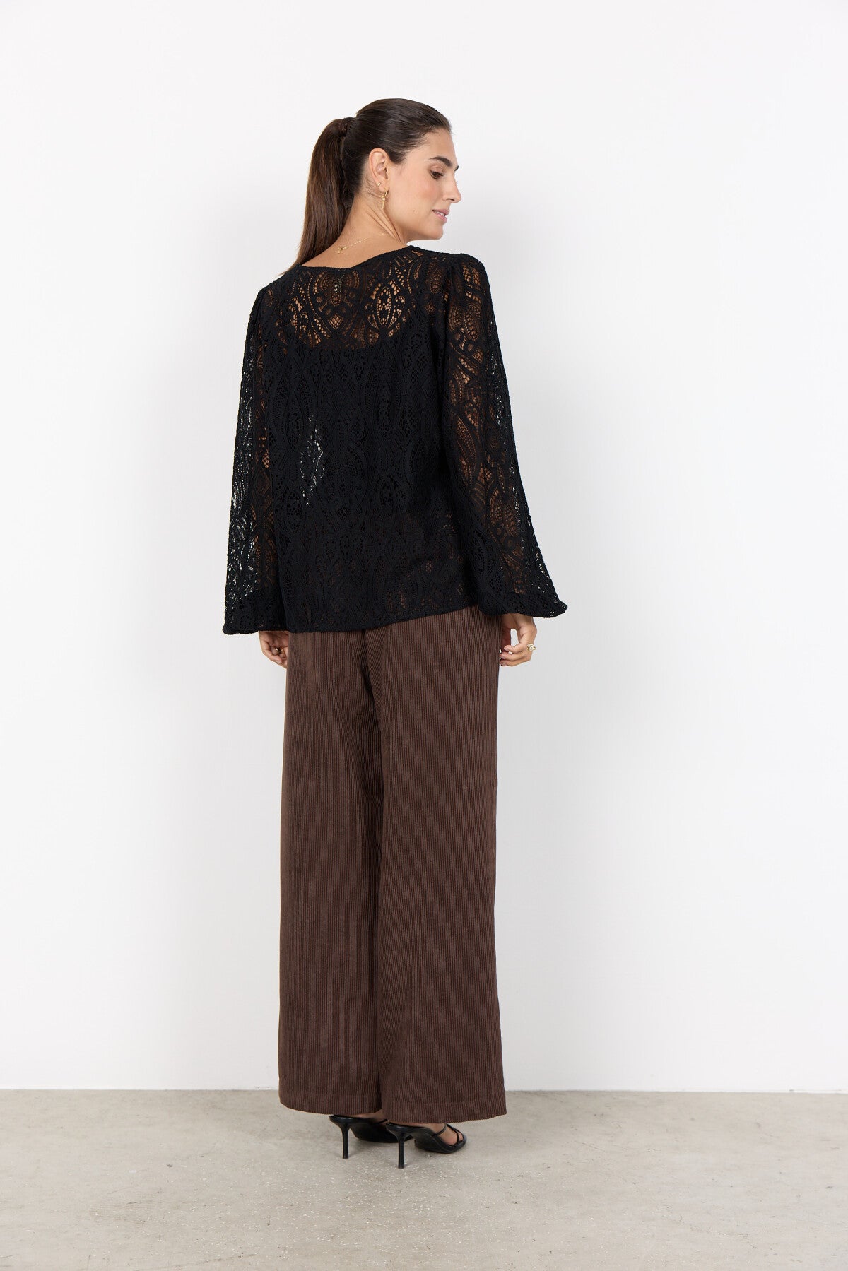 SC-VAHIDA 2 Blouse Zwart