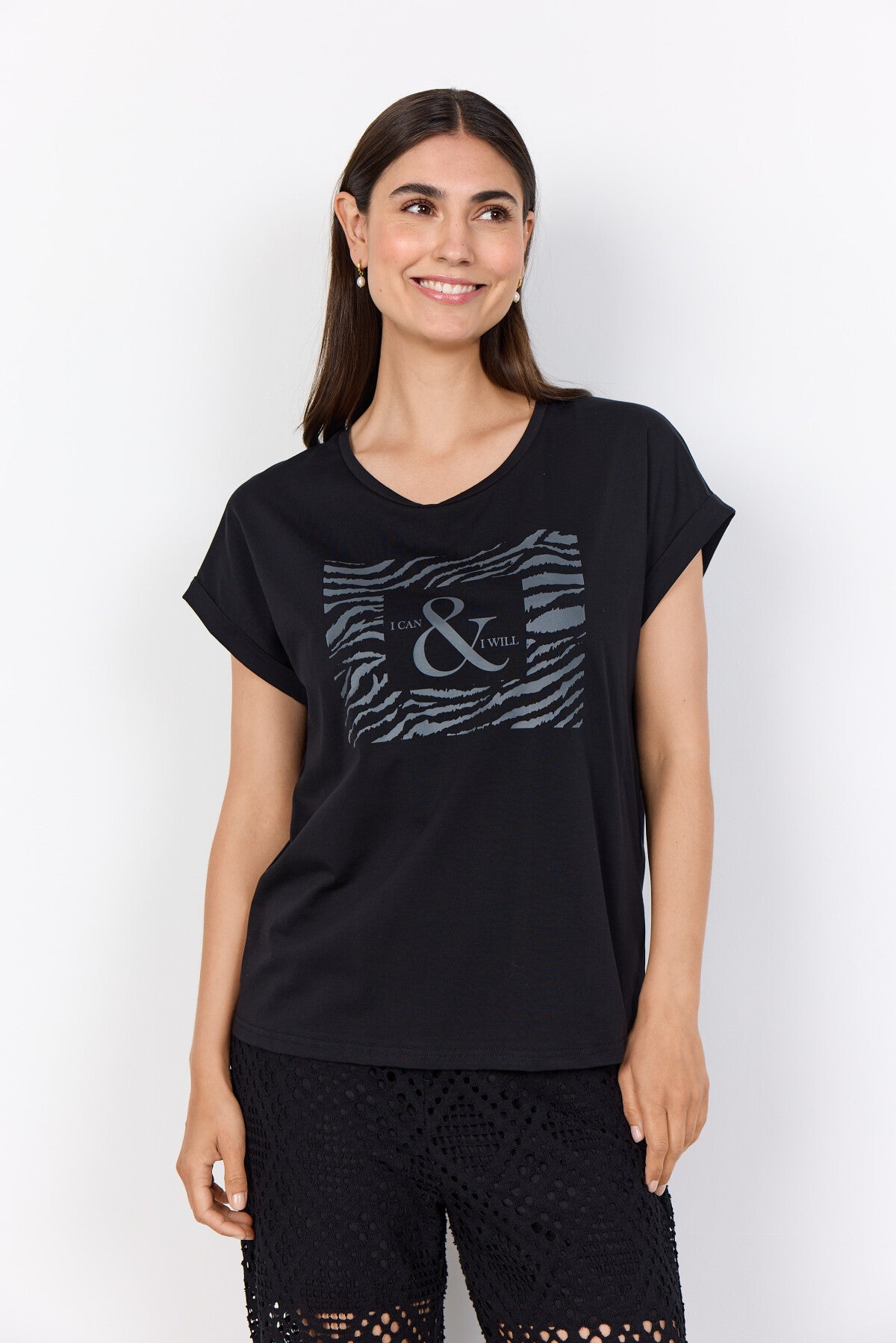 SC-RINA FP 7 T-shirt Zwart