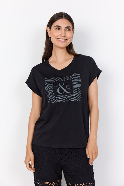 SC-RINA FP 7 T-shirt Zwart