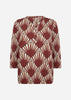 SC-FELICITY AOP 555 Blouse Robijnrood