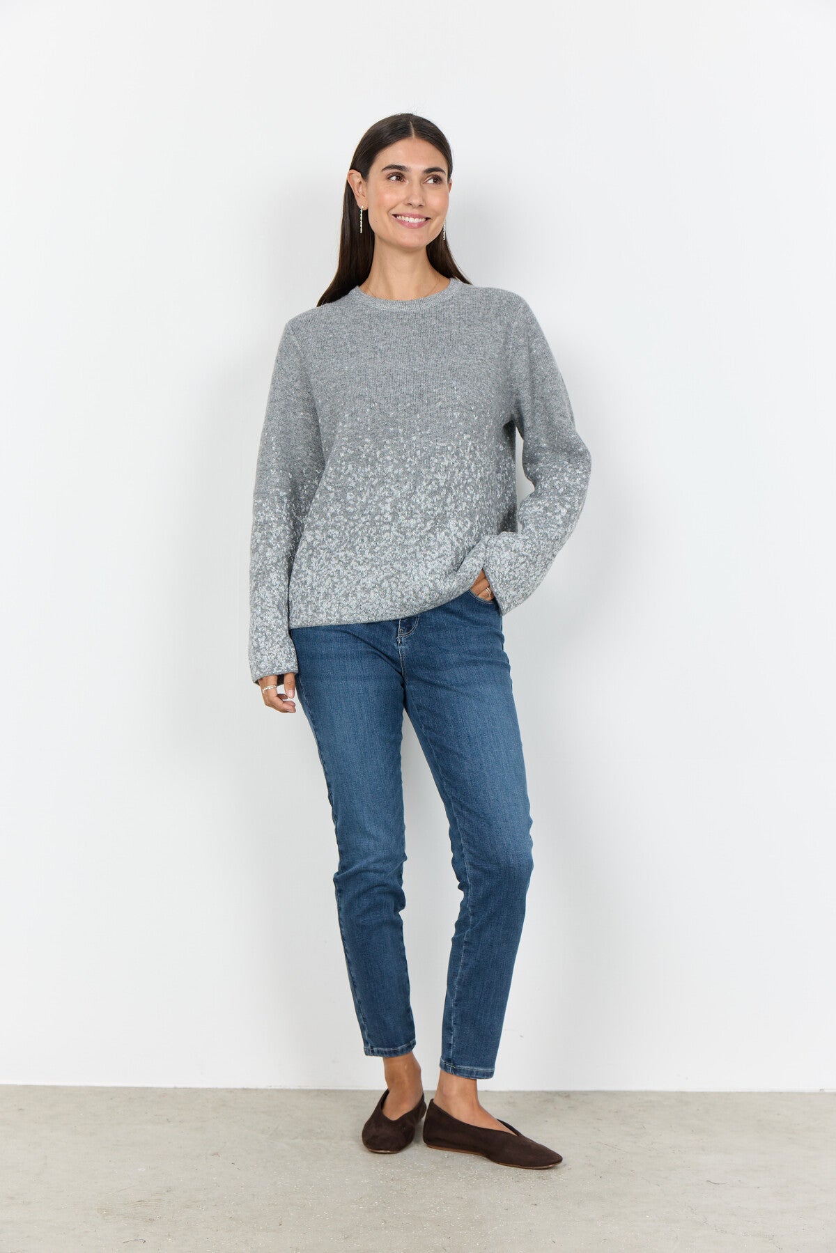 SC-AUDREY 1 Trui Grijs