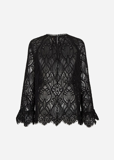 SC-VAHIDA 1 Blouse Zwart