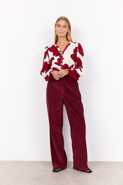 SC-VIGDIS 1 Shirt Donkerrood