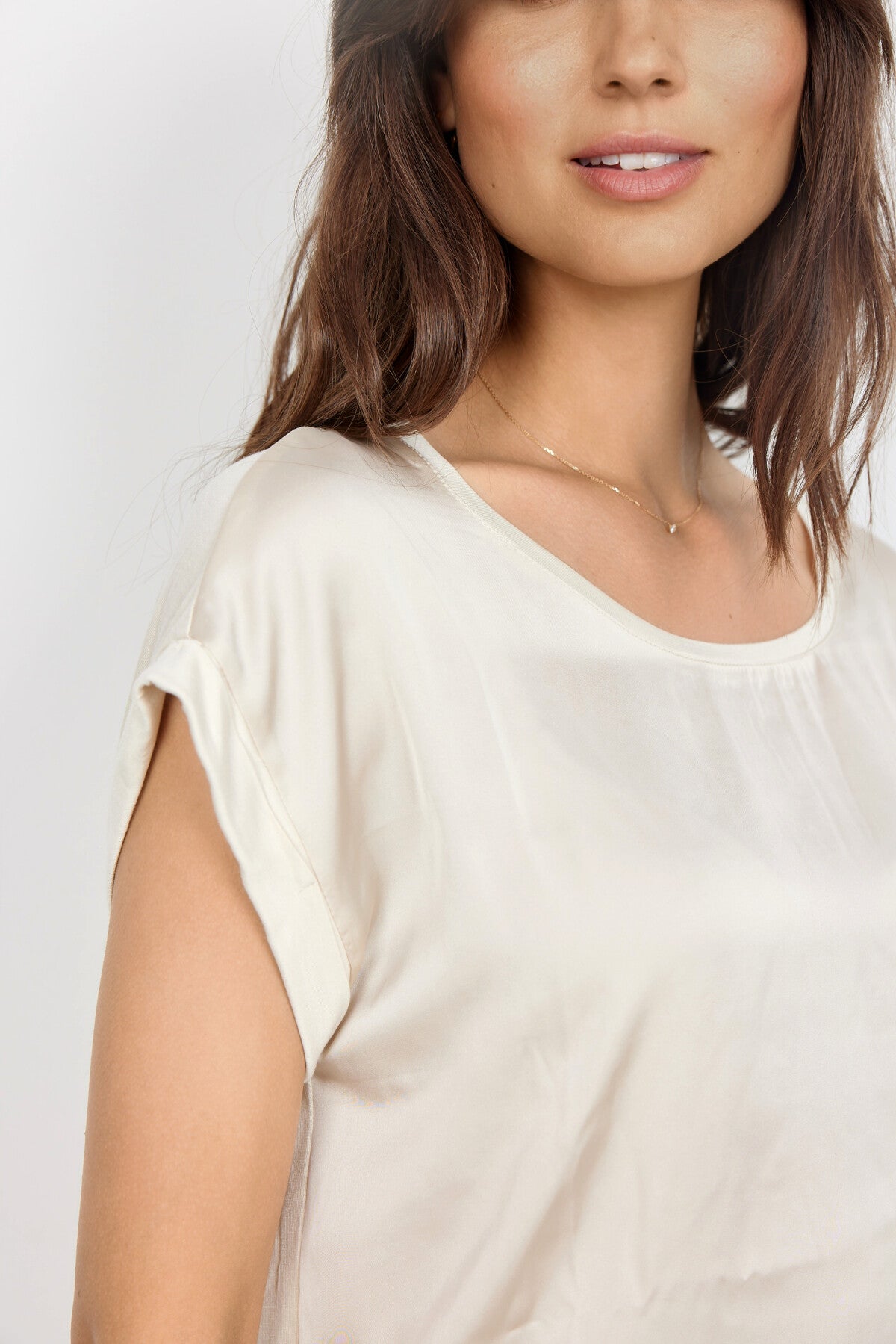 SC-THILDE 6 T-shirt Crème