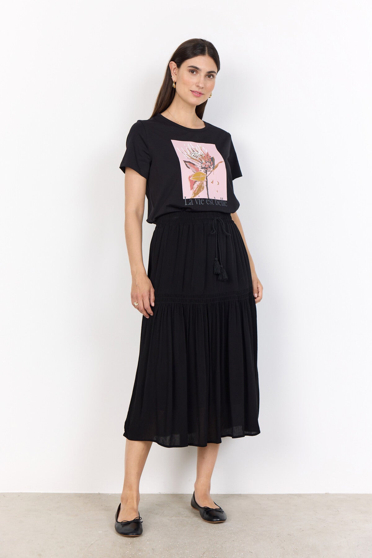 SC-RINA FP 9 T-shirt Zwart
