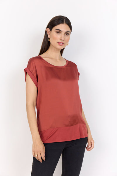 SC-THILDE 6 T-shirt Roestrode