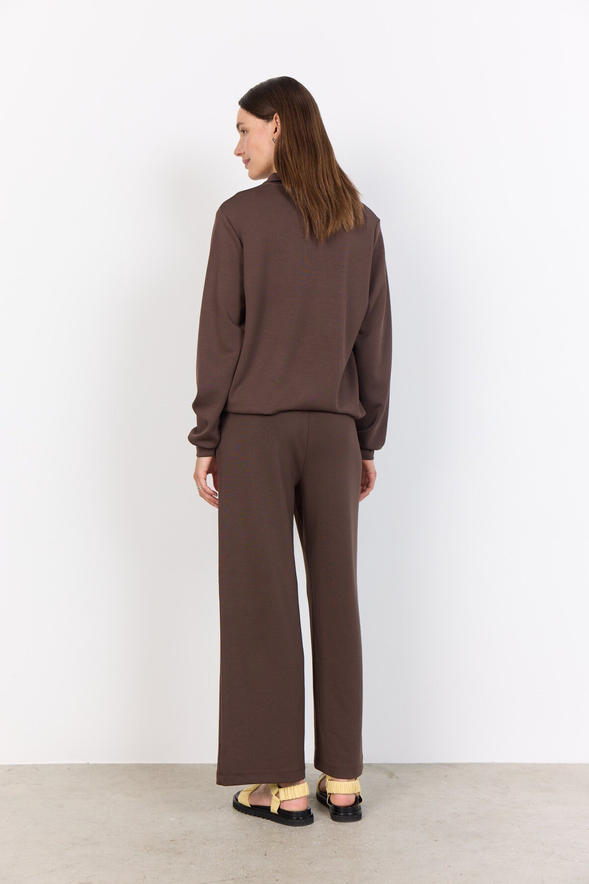 SC-BANU 187 Sweatshirt Donkerbruin