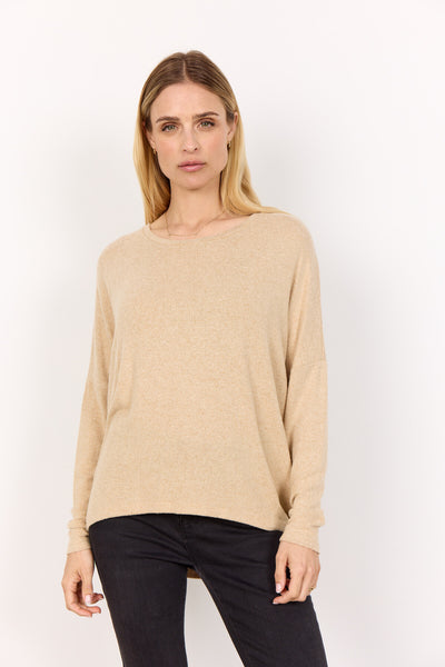 SC-BIARA 1 Blouse Zand