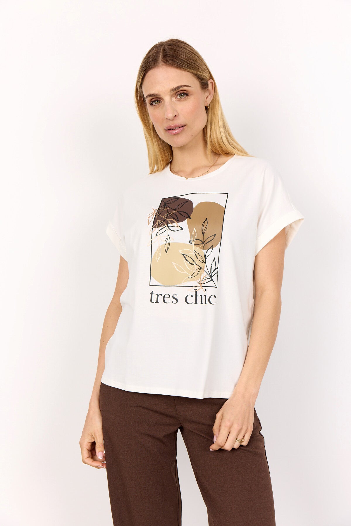 SC-RINA FP 8 T-shirt Gebroken wit