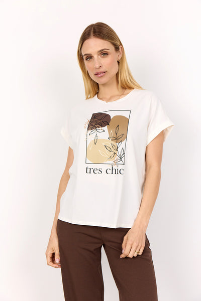 SC-RINA FP 8 T-shirt Gebroken wit