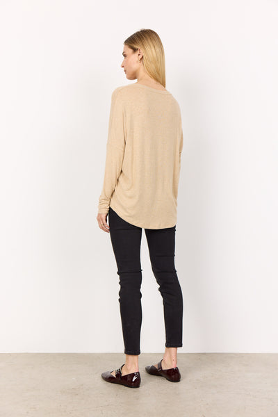 SC-BIARA 1 Blouse Zand