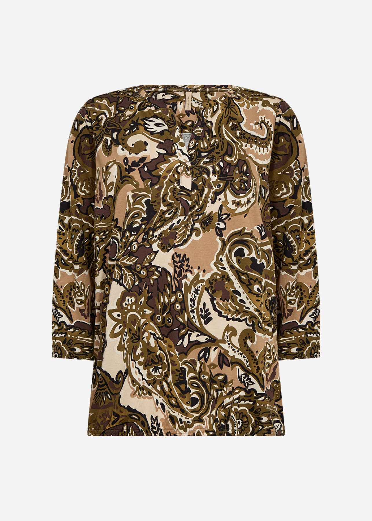 SC-FELICITY AOP 517 Blouse Donkergroen