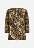 SC-FELICITY AOP 517 Blouse Donkergroen