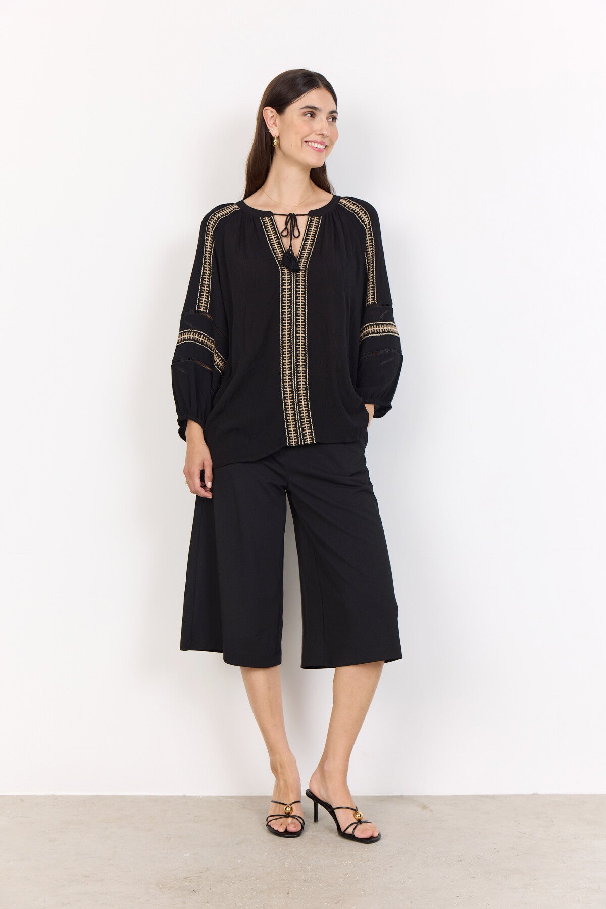 SC-SEBORA 1 Blouse Zwart