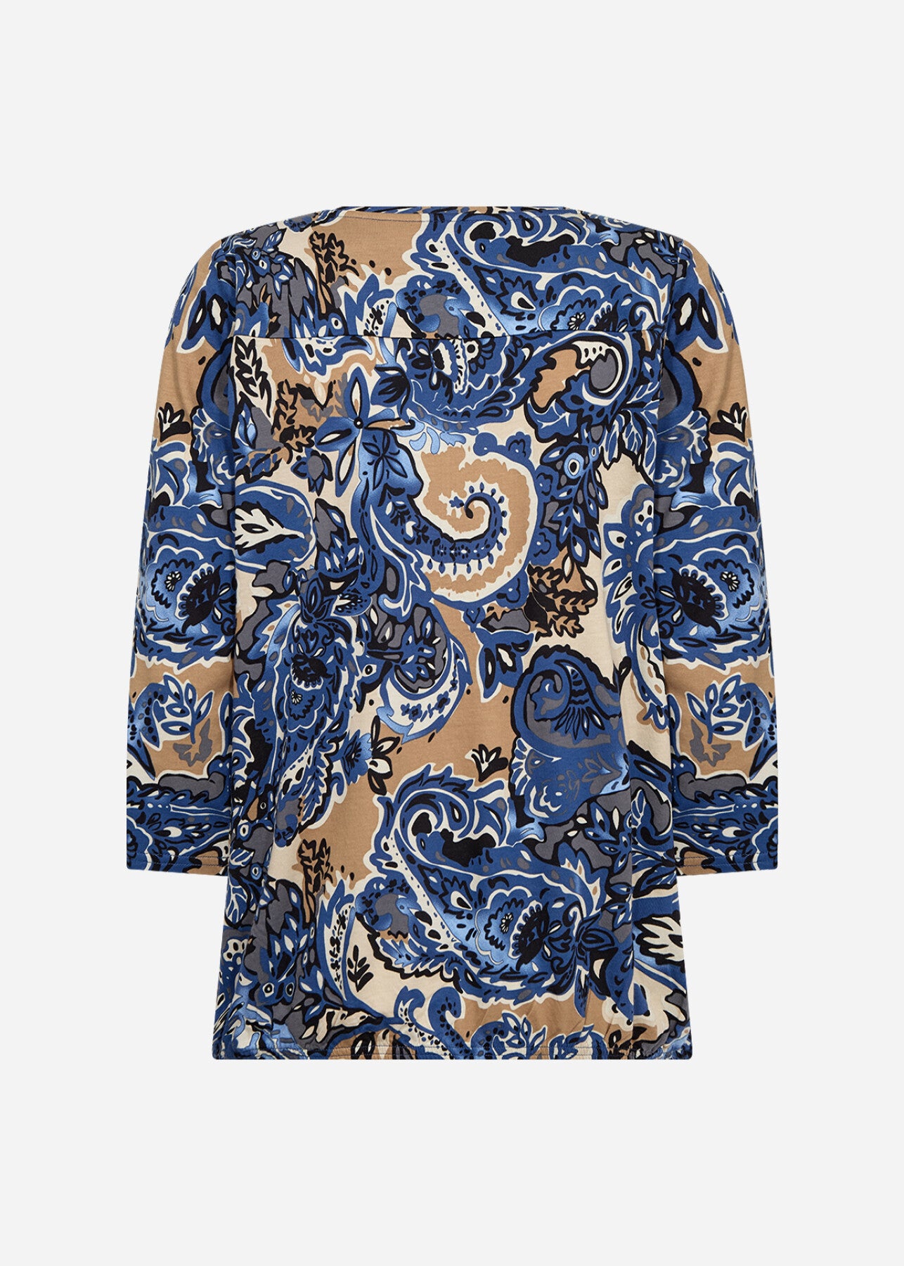 SC-FELICITY AOP 517 Blouse Donkerblauw
