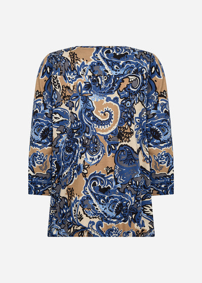 SC-FELICITY AOP 517 Blouse Donkerblauw