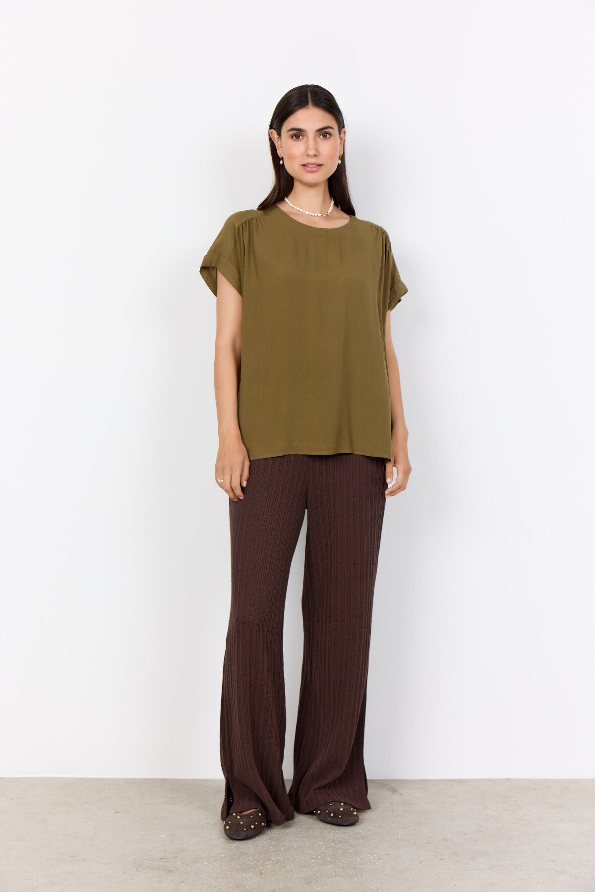 SC-RADIA 214 Blouse Olijf