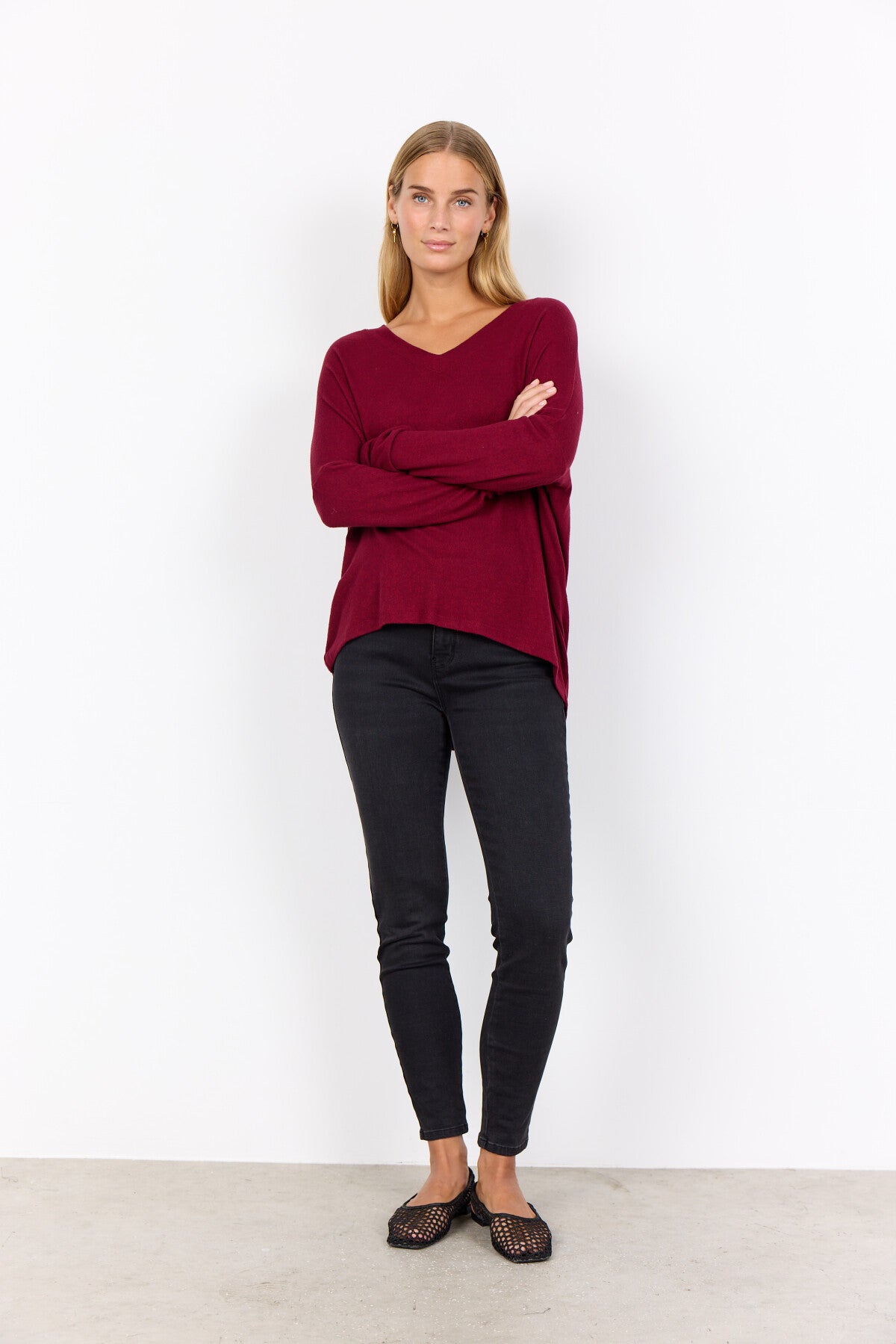 SC-BIARA 90 Blouse Bordeaux
