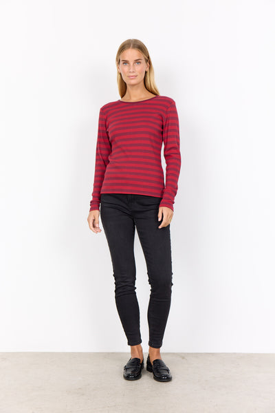 SC-IRIDI 1 T-shirt Donkerrood