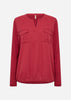 SC-HERMINE 1 Blouse Rood