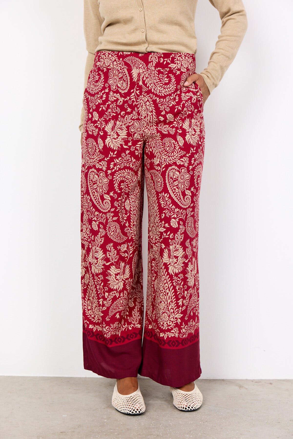 SC-VALGERDA 3-B Broek Donkerrood