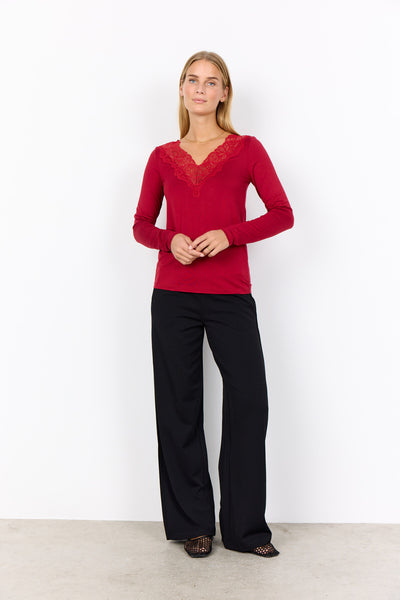 SC-MARICA 301 T-shirt Donkerrood