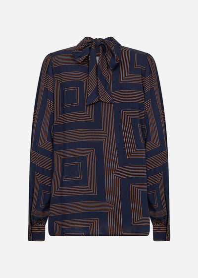 SC-ANNABEL 2 Blouse Donkerblauw