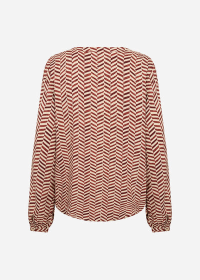 SC-SELIA 2 Blouse Roestrode