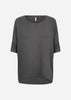 SC-BIARA 96 Blouse Donkergrijs