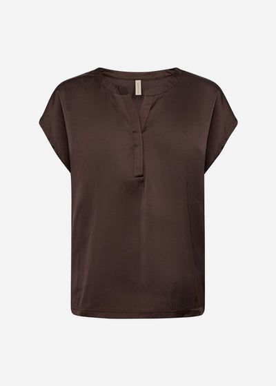 SC-THILDE 43 T-shirt Donkerbruin