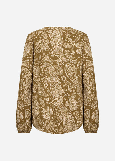 SC-VALGERDA 2 Blouse Donkergroen