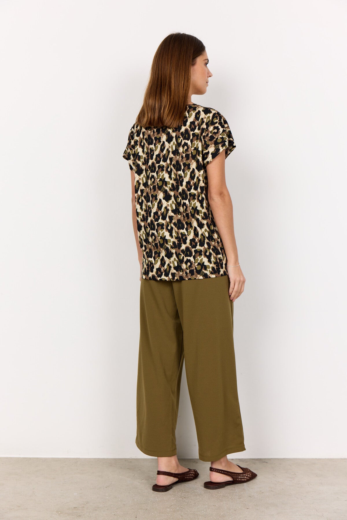 SC-FELICITY AOP 515 T-shirt Olijf