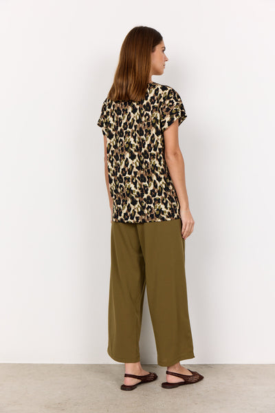 SC-FELICITY AOP 515 T-shirt Olijf
